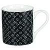 Faye Mini Tasse Graphique Noire -Boutique Cristal d'Arques mini tasse graphique noire