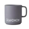 Design Letters Mug Avec Poignée En Porcelaine Grandmom -Boutique Cristal d'Arques mug avec poignee en porcelaine grandmom 1