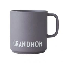 Design Letters Mug Avec Poignée En Porcelaine Grandmom