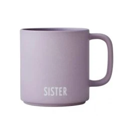 Design Letters Mug Avec Poignée En Porcelaine Sister -Boutique Cristal d'Arques mug avec poignee en porcelaine sister 2
