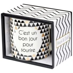 Draeger Paris Mug Cadeau C'est Un Bon Jour Pour Sourire -Boutique Cristal d'Arques mug cadeau c est un bon jour pour sourire 2