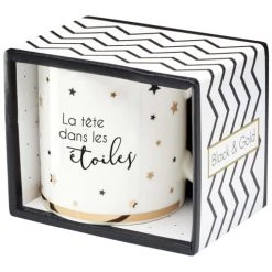 Draeger Paris Mug Cadeau La Tête Dans Les étoiles 9 Draeger Paris Mug Cadeau La Tête Dans Les étoiles -Boutique Cristal d'Arques mug cadeau la tete dans les etoiles 1