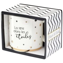 Draeger Paris Mug Cadeau La Tête Dans Les étoiles 11 Draeger Paris Mug Cadeau La Tête Dans Les étoiles -Boutique Cristal d'Arques mug cadeau la tete dans les etoiles 3