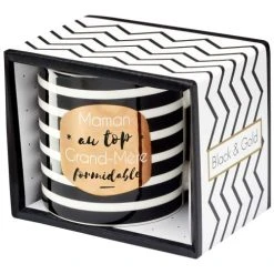 Draeger Paris Mug Cadeau Maman Au Top Grand-mère Formidable -Boutique Cristal d'Arques mug cadeau maman au top grand mere formidable 3