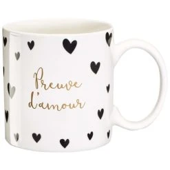 Draeger Paris Mug Cadeau Preuve D'amour -Boutique Cristal d'Arques mug cadeau preuve d amour 1