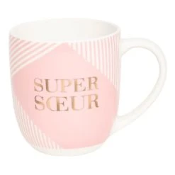 Draeger Paris Mug Cadeau - Super Sœur -Boutique Cristal d'Arques mug cadeau super soeur 1