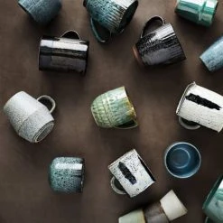 Madam Stoltz Mug En Céramique Bleu -Boutique Cristal d'Arques mug en ceramique bleu 2