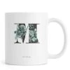 Juniqe Mug En Céramique En Blanc & Vert -Boutique Cristal d'Arques mug en ceramique en blanc vert