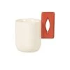 Maisons Du Monde Mug En Grès Blanc Anse Rouge - Lot De 2 -Boutique Cristal d'Arques mug en gres blanc anse rouge 1000 15 3 231079 1