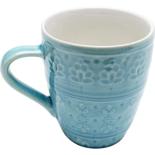 Kare Design Mug En Grès Bleu - Lot De 4 6 Kare Design Mug En Grès Bleu - Lot De 4 – Image 4