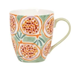 Maisons Du Monde Mug En Grès Motifs Grenades Multicolores