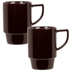 Maisons Du Monde Mug En Grès Jaune Moutarde - Lot De 2 -Boutique Cristal d'Arques mug en gres violet aleska 1000 13 40 225212 2