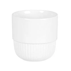 Maisons Du Monde Mug En Porcelaine Blanche - Lot De 2