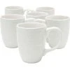 Medard De Noblat Mug En Porcelaine Blanche - Lot De 6 -Boutique Cristal d'Arques mug en porcelaine blanche lot de 6