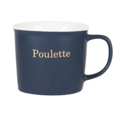 Maisons Du Monde Mug En Porcelaine Bleu Marine Avec Inscription - Lot De 2 -Boutique Cristal d'Arques mug en porcelaine bleu marine avec inscription 1000 2 19 216786 1