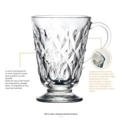 La Rochère Mug En Verre Transparent - Lot De 6 10 La Rochère Mug En Verre Transparent - Lot De 6 -Boutique Cristal d'Arques mug en verre transparent lot de 6 9