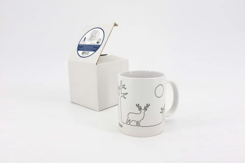 Reine Mère Mug Forest Blanc 5 Reine Mère Mug Forest Blanc – Image 3