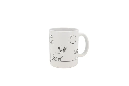Reine Mère Mug Forest Blanc 3 Reine Mère Mug Forest Blanc