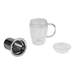 Table Passion Mug Infuseur 43 Cl En Verre Multicolore -Boutique Cristal d'Arques mug infuseur 43 cl en verre multicolore 1