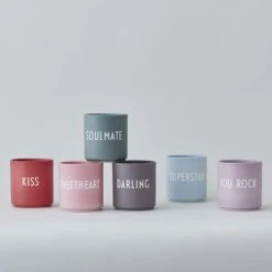 Design Letters Mug Rose En Porcelaine Sweatheart -Boutique Cristal d'Arques mug rose en porcelaine sweatheart 2