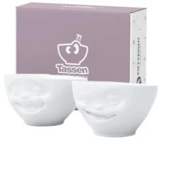 Tassen Petits Bols Rieur Et Clin D'oeil En Porcelaine 200ml - Lot De 2 -Boutique Cristal d'Arques petits bols rieur et clin d oeil en porcelaine 200ml lot de 2 1