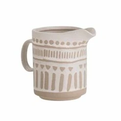 Bloomingville Pichet En Grès Beige 7 Bloomingville Pichet En Grès Beige -Boutique Cristal d'Arques pichet en gres beige 2