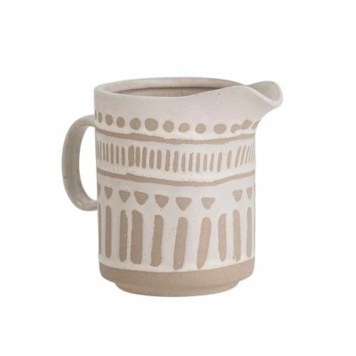 Bloomingville Pichet En Grès Beige 5 Bloomingville Pichet En Grès Beige – Image 3