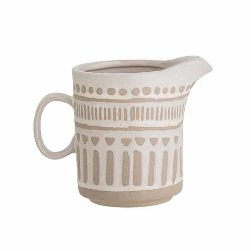 Bloomingville Pichet En Grès Beige 3 Bloomingville Pichet En Grès Beige