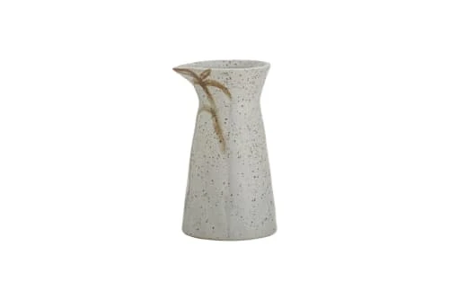 Bloomingville Pichet En Grès Blanc 3 Bloomingville Pichet En Grès Blanc