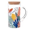 Maisons Du Monde Pichet En Verre Motif Végétal Multicolore Et Bouchon En Liège 1.1L -Boutique Cristal d'Arques pichet en verre motif vegetal multicolore et bouchon en liege 1 1l 1000 9 5 213410 1