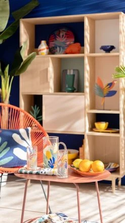 Maisons Du Monde Pichet En Verre Motif Végétal Multicolore Et Bouchon En Liège 1.1L -Boutique Cristal d'Arques pichet en verre motif vegetal multicolore et bouchon en liege 1 1l 1000 9 5 213410 2