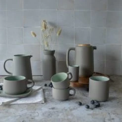 OGO Living Set De 2 Tasses En Grès 9 Cl -Boutique Cristal d'Arques set de 2 tasses en gres 9 cl 4