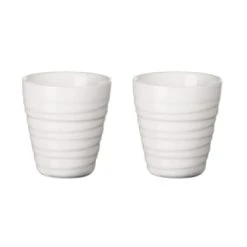 ASA SELECTION Set De 2 Tasses En Porcelaine Grise 0,08l -Boutique Cristal d'Arques set de 2 tasses en porcelaine blanche 0 08l thermo