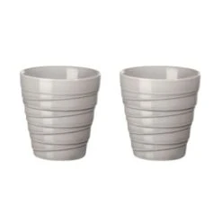 ASA SELECTION Set De 2 Tasses En Porcelaine Grise 0,08l -Boutique Cristal d'Arques set de 2 tasses en porcelaine grise 0 08l thermo