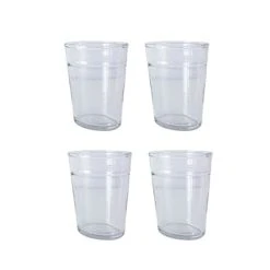 Maison Tilleul Set De 4 Verres Beldi Transparent