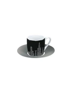 Könitz Tasse à Café En Porcelaine Noire 85ml