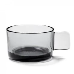 Serax Tasse à Capuccino En Verre Fumé Gris D9cm