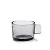 Serax Tasse à Expresso En Verre Fumé Gris D6,5cm -Boutique Cristal d'Arques tasse a expresso en verre fume gris d6 5cm