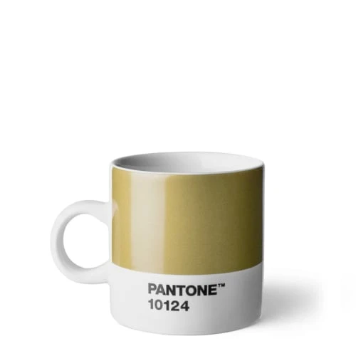 Copenhagen Design Tasse à Expresso Pantone Doré 3 Copenhagen Design Tasse à Expresso Pantone Doré