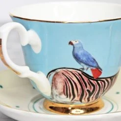 Yvonne Ellen Tasse à Thé Et Soucoupe Zèbre -Boutique Cristal d'Arques tasse a the et soucoupe zebre 3