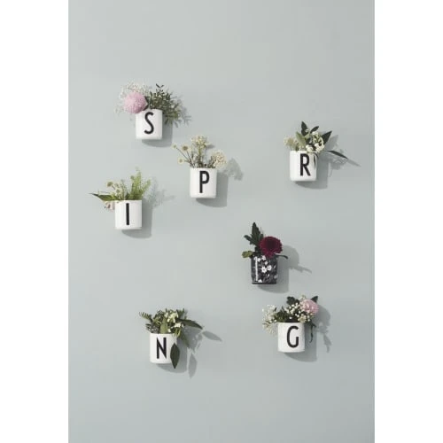 Tasse Blanche Design Letters Porcelaine Blanc 8 Tasse Blanche Design Letters Porcelaine Blanc – Image 6