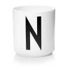 Tasse Blanche Design Letters Porcelaine Blanc -Boutique Cristal d'Arques tasse blanche design letters porcelaine blanc 24