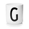 Tasse Blanche Design Letters Porcelaine Blanc -Boutique Cristal d'Arques tasse blanche design letters porcelaine blanc 6