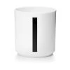 Tasse Blanche Design Letters Porcelaine Blanc -Boutique Cristal d'Arques tasse blanche design letters porcelaine blanc 60