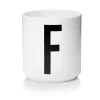 Tasse Blanche Design Letters Porcelaine Blanc -Boutique Cristal d'Arques tasse blanche design letters porcelaine blanc 72