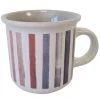 ITEM International Tasse Blanche Et Grise En Grès Motif Rayée 1 ITEM International Tasse Blanche Et Grise En Grès Motif Rayée -Boutique Cristal d'Arques tasse blanche et grise en gres motif rayee