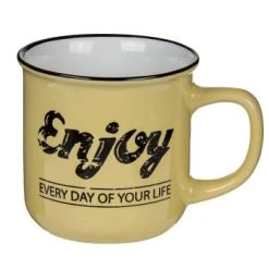 Out Of The Blue Tasse En Céramique Jaune -Boutique Cristal d'Arques tasse en ceramique jaune 1