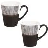 Maisons Du Monde Tasse En Grès Blanc Et Noir Motifs à Rayures - Lot De 3 -Boutique Cristal d'Arques tasse en gres blanc et noir motifs a rayures 1000 14 36 173261 3