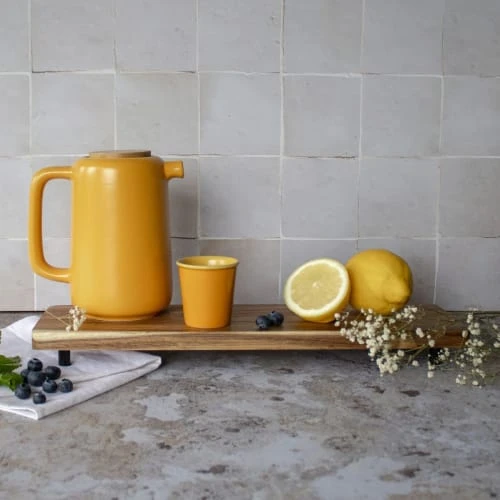 OGO Living Tasse En Grès Jaune 8cl 4 OGO Living Tasse En Grès Jaune 8cl – Image 2