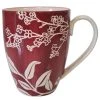 Amadeus Tasse En Grès Rouge Ginkgo Et Tournesol -Boutique Cristal d'Arques tasse en gres rouge ginkgo et tournesol